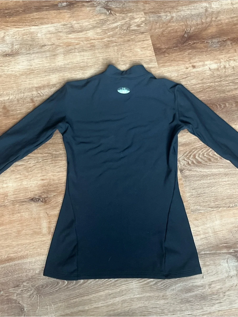 Under Armour Women's Black Long Sleeve Mock Neck Performance Top
